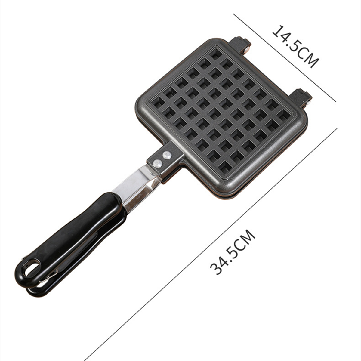 Sandwich Maker Double-Side Non-Stick Bread Toast Breakfast Machine Waffle Pancake Baking Barbecue Oven Mold Grill Frying Pan
