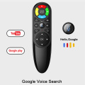 Q6 Pro Voice Remote Control 7 Colors Backlit Gyroscope IR Learning 2.4G Wireless Air Mouse Smart Remote Control For X96MAX TVBOX