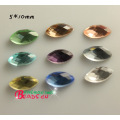 choose color 30pc/lot faceted 5x10mm navette crystal Flatback Rhinestones glass stones for iphones makings nails