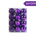 24pcs purple ball