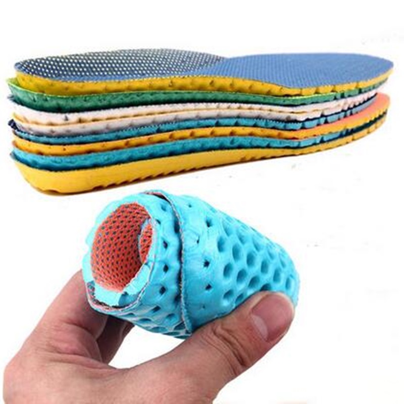 1pair Stretch Breathable Deodorant Shoe Running Cushion Insoles Pad Insert 36-45