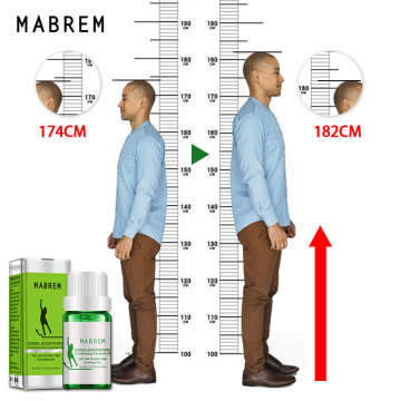 MABREM Height Increase Oil Conditioning Body Grow Taller Herbal Essential Oils Soothing Foot Promote Bone Growth Massage Oil10ml