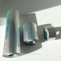 Newest Package Box Holographic Laser Silver Plain Hot Stamping Foil with Shipping Cost