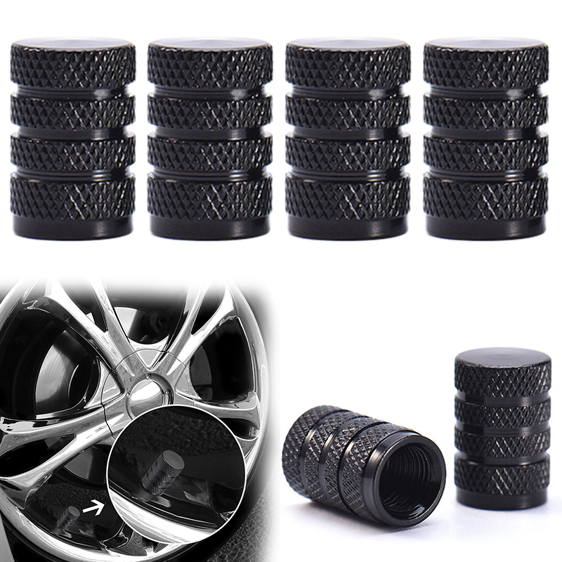 4pc Car Tire Valve Stem cap Aluminum Tire Wheel Rims Stem Air Valve Caps Tyre Cover For Car Truck Tire Screw Dust Cover Airtight