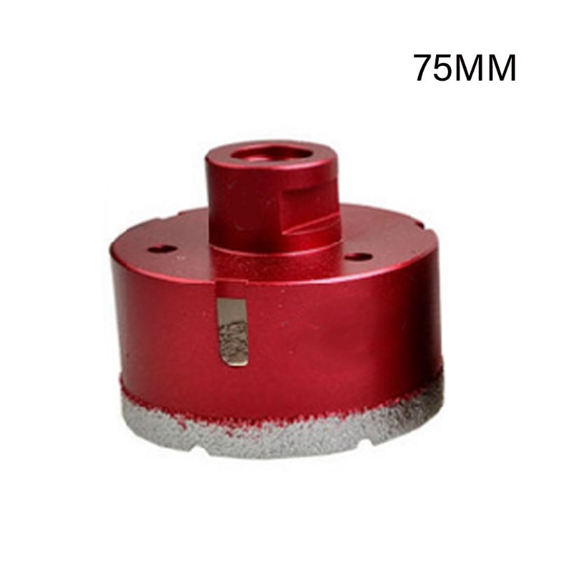 6-75mm M14 Vacuum Brazed Drill Bit High Hardness Less Resistance Hole Saw Cutter Opener for Marble Concrete Ceramic Tile Brick