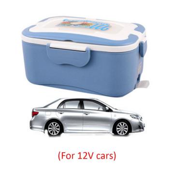 12V/24V/220V Electric Rice Cooker Car Home Heat Insulation Lunch Box Charging Hot Rice Cooker Multicooker Food Warmer Box