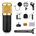Professional Studio Recording Condenser Microphone Kit Windscreen/Shock Mount//Suspension Scissor Arm Stand/Mounting Clamp