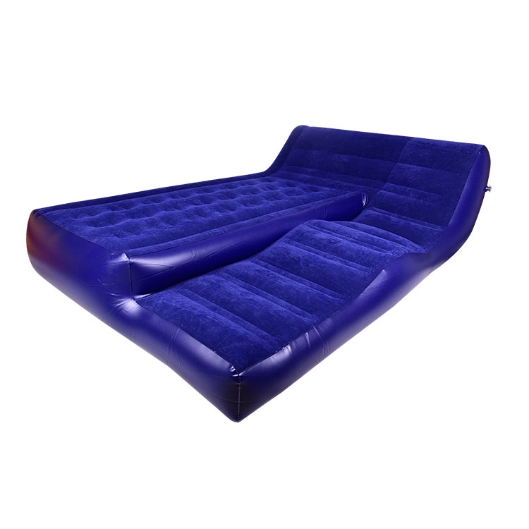 Inflatable floating bed combination for courtyard