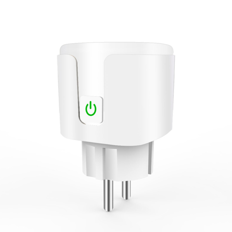 16A EU Smart Wifi Power Plug With Power Monitor Smart Home Wifi Wireless Socket Outlet Works With Alexa Google Assistant Tuya