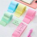 Colorful Roll Holder Memo Pad with Tape Dispenser Free To Cut and Paste Note Pads School Office Writing Pad Index Paper Bookmark