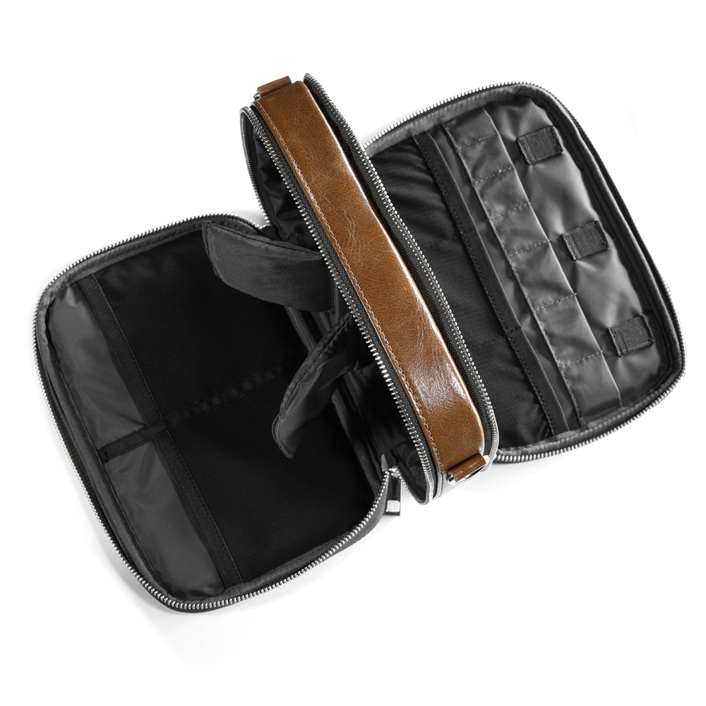 DD ddHiFi C-2020 Customized HiFi Carrying Case Storage Bag for Audiophiles,DAP, DAC and Headphone Protective Case(Brown)