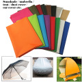 1PC Colorful Plain Weave Nylon Silver Coated Fabric Patchwork Waterproof Kite Cloth Tent Fabric Sewing Textile DIY Crafts