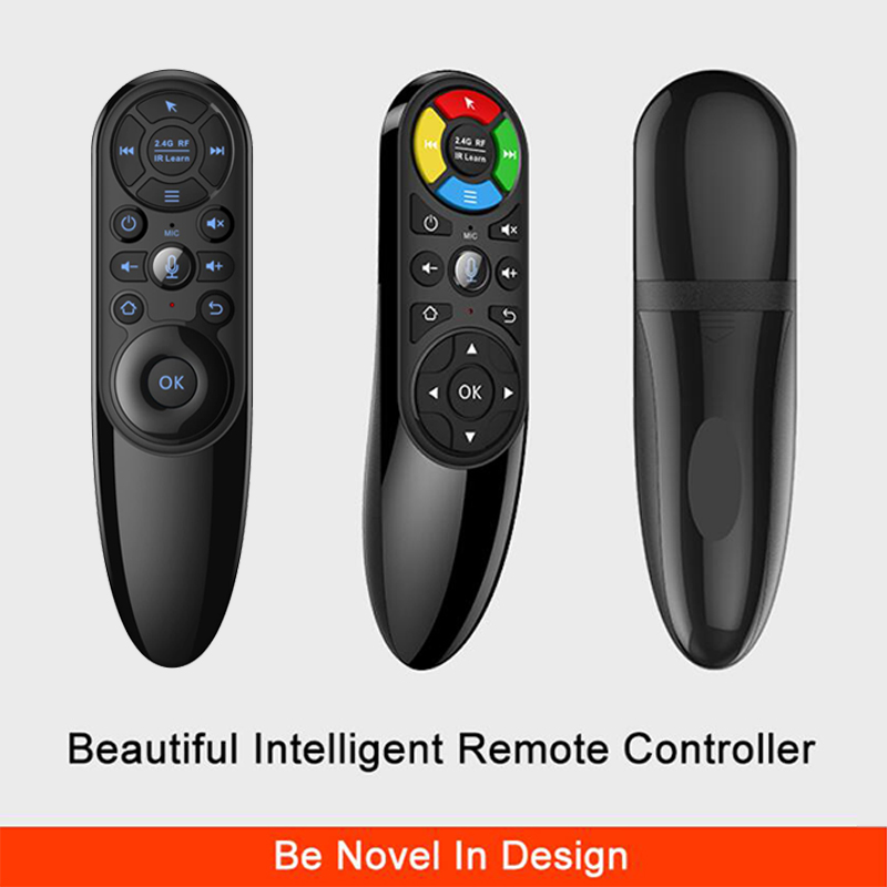 2020 Q9 Backlit Voice Search Wireless Air Mouse 16 Keys IR Learning 2.4G Gyroscope Smart Remote Control Q6 for Android TV BOX