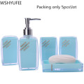 New style light luxury glass bathroom set Couples Mouthwash Cup High-end shower gel lotion bottle Bathroom products WSHYUFEI