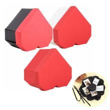 Hexagon Surprise Explosion Box DIY Handmade Scrapbook Photo Album Wedding Gift Box for Valentine Christmas Gift Boxes