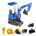 Free shipping 1000kg micro excavator machine mini