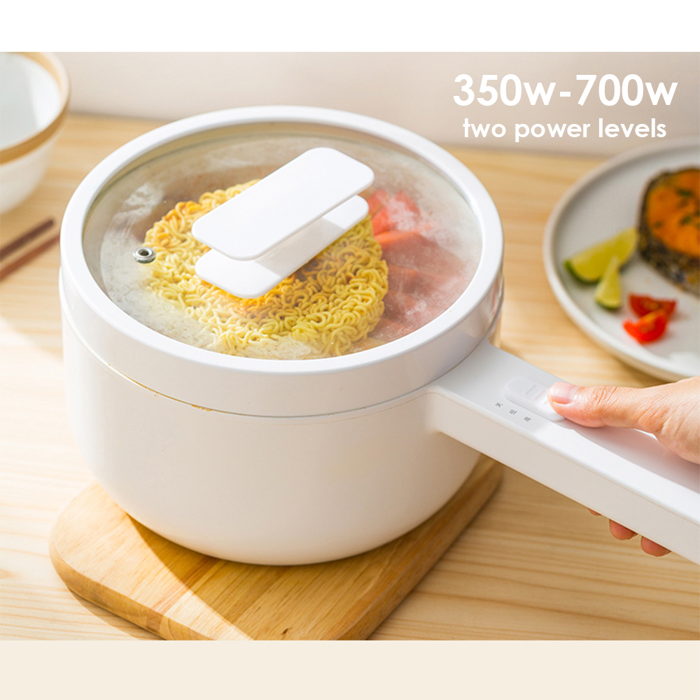 1.5L Multi Electric Cooker 700w Two gears Power Electric Cooking Pot Home Dormitory mini Electric Skillet Fry Cook Steam