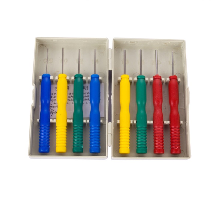 8PCS/Lots Hollow needles desoldering tool electronic components Stainless steel kits