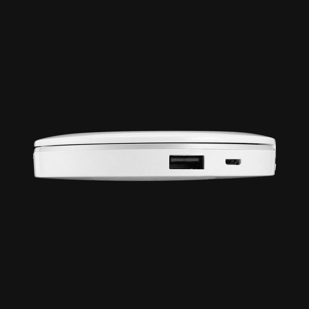 Flip Folding Makeup Mirror Power Bank Portable Charger Power Bank Travel Handheld Makeup Vanity Mirror With LED Indicator Light