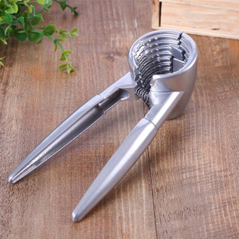 1pc Walnut Tool Aluminum Alloy Walnut Crakers Nutcracker Sheller Nut Opener Kitchen Tool Walnut Pliers Opener Plier Kitchen Tool