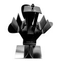 Home Silent Stove Fan with 4 Blades Heat Powered Electrical Fan for Fireplace