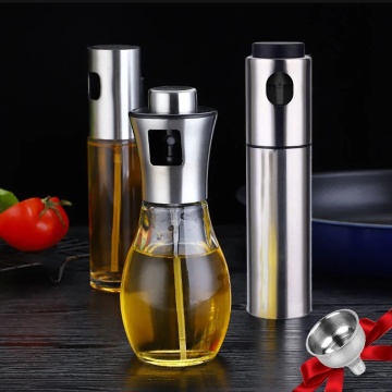 100/200ml Olive Oil Spray Bottle ,Glass for Seasoning Kitchen Baking Cooking BBQ Soy Sauce Sprayer,Kitchen Tools Oil Dispenser