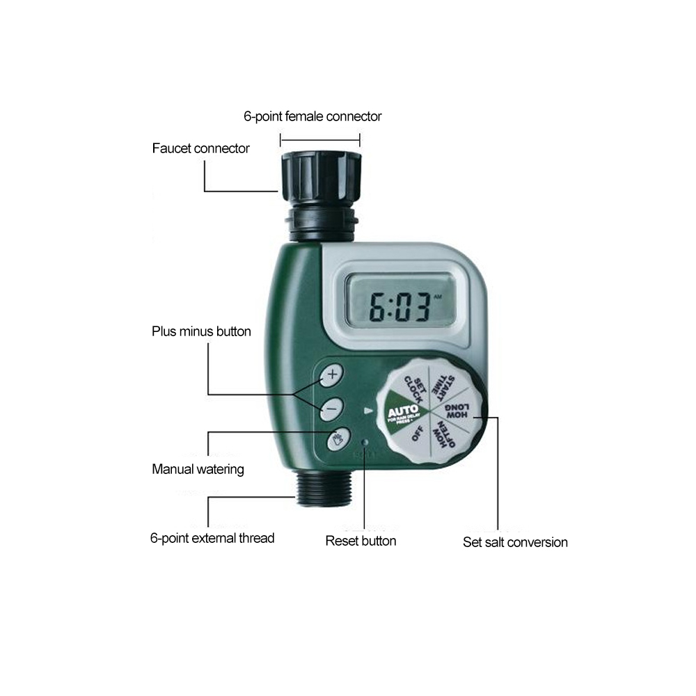 Programmable Automatic Electronic Water Timer Garden Irrigation Controller Electric Valve Garden Water Timer Watering System