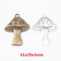 8 pcs Antique zinc alloy mushroom Charms Diy Jewelry Finding 7885