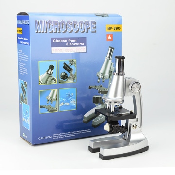 Educational Illuminated Microscope 100x, 400x, 900x Children Gift Microscope for Kids To Learn Science Christmas Birthday Gift