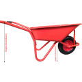 Red Wheelbarrow Garden Outdoor Heavy Duty Wheelbarrow 85L Pneumatic Tyre Builders Construction Building