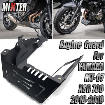 Motorcycle Chassis Expedition Skid Plate Engine Guard Chassis Protective Cover For YAMAHA MT07 MT-07 2018-2019 2020 XSR700 18-20