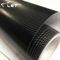50cm x152cm 4D black Carbon Fiber Vinyl film Colored Glossy Carbon Fiber Vinyl Film Auto Wrapping Vinyl Wrap Foil