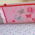 8 PCS Baby Bedding Set Crib 100% Cotton Bumper Set Winter Bedclothes include Bumper Quilt Bedskirt Mattress Cover Diaper Bag