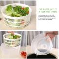 Vegetables Dryer For Kitchen Vegetables Washer Dryer Basket Drain Spinner Crisper Salad Strainer Clean Fruits T6M0