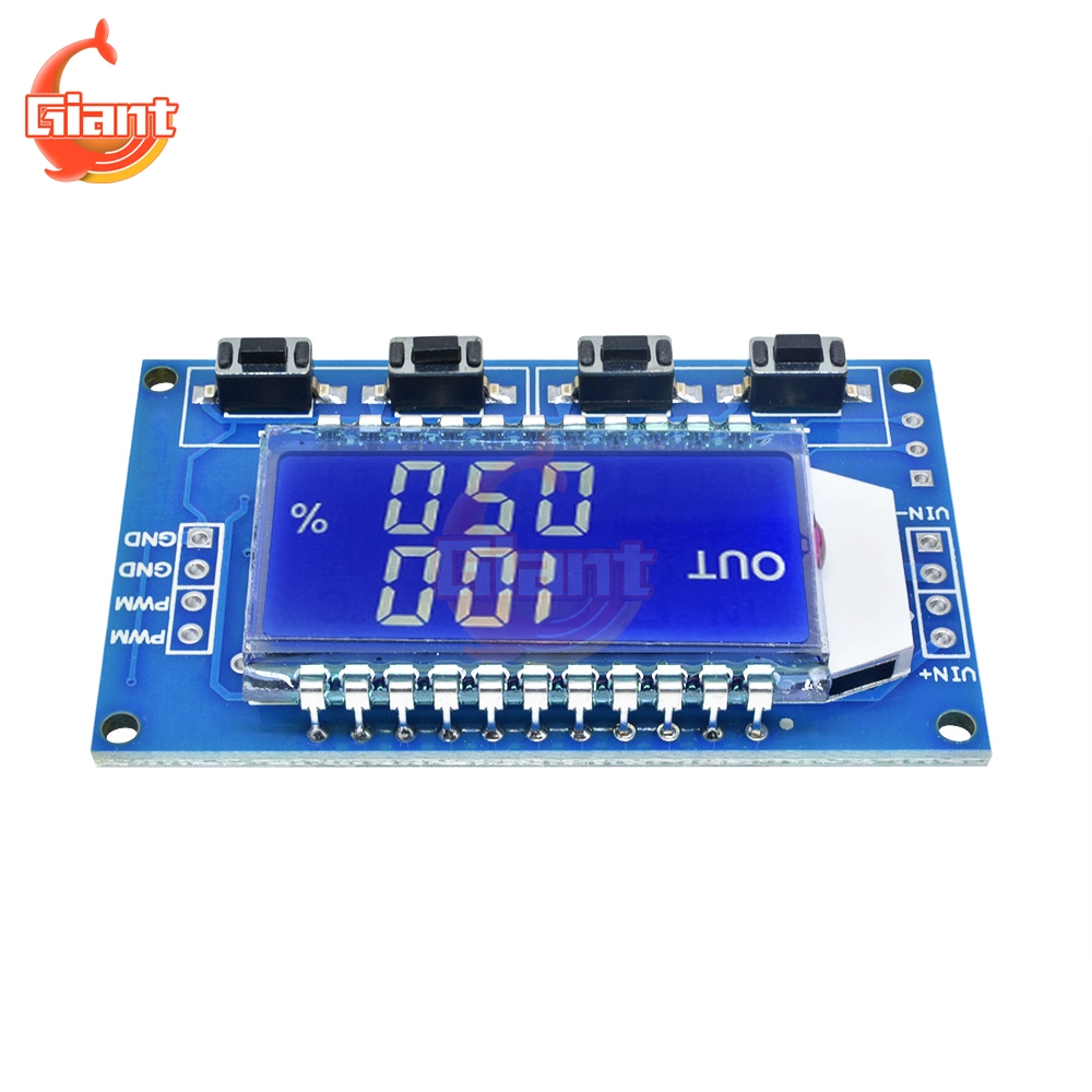 Signal Generator Module Adjustable PWM Pulse Width Modulation Pulse Frequency Function Generator Duty Cycle TTL LCD Display