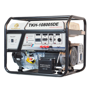 Open Frame Gasoline Generator 8kw for Construction