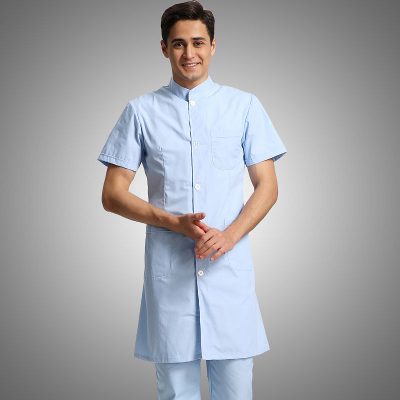 Medical Robe summer lab coat clinical experiment men medical uniforms pharmacy hospital doctor coat White coats