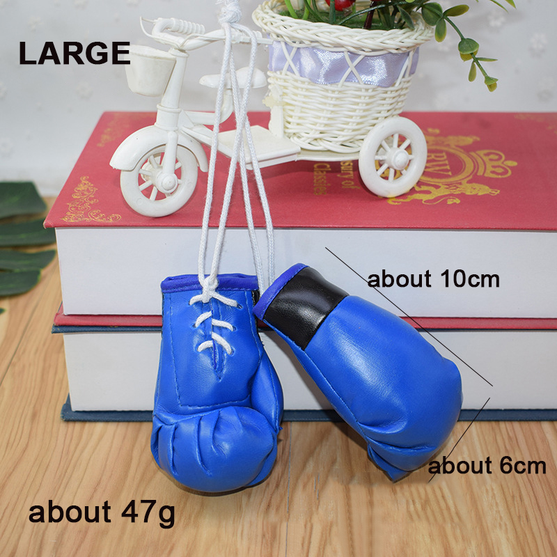 1Pair Fashion Car Boxing Gloves Ornaments Pendant Hanging Decoration For Car Automobile Interior Decor Hangings Accessories Gift