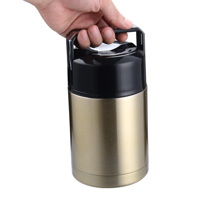 Large Capacity 800ML&1000ML Insulated Cup Vacuum Flasks & Thermoses Thermocup Lunch Thermos Food With Containers Thermo Pot Box