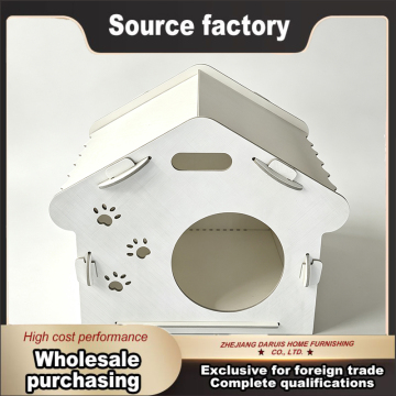 Waterproof SPC Pet Hut with Rust-Resistant Frame