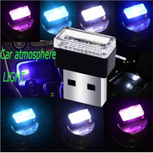 Mini USB LED Car Interior Light Neon Atmosphere Ambient Lamp USB Atmosphere Light Plug Auto Products Car Accessories