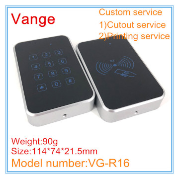 2pcs/lot injected making plastic material housing IP54 ABS plastic project box 114*74*21.5mm for door access control keypad