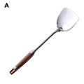 Durable Portable Stainless Steel Non-stick Turner/Ladle Food Wok Spatula Spoon Kitchen Tools Cooking Utensil Cookware