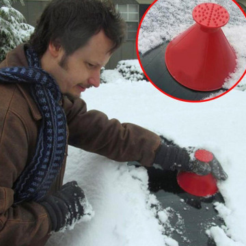 Auto Car Magic Snow Remover Ice Scraper Cone Deicing Cone Ice Scraper Window Windshield Oil Funnel Shovel Window Scrapers