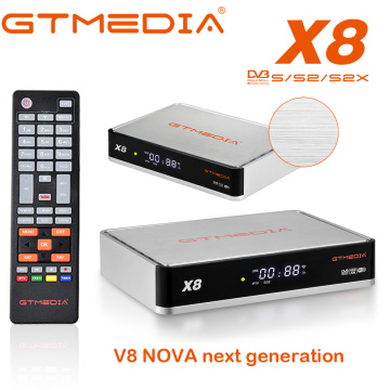 gtmedia X8 DVB-S/S2/S2X Built in 2.4G wifi 19.2E 30 W satellite tv receiver TV decoder BISS auto roll, Full PowerVu, DRE &Biss