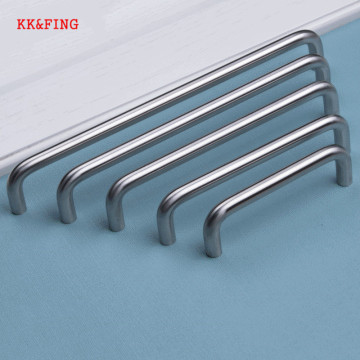 KK&FING U Type Stainless Steel Door Handles Dresser Knobs Kitchen Cabinet Knobs and Handles for Furniture Hardware Diameter 10mm