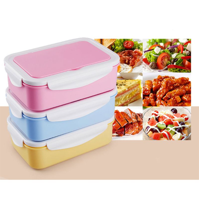 Large Capacity Airtight Leakproof Lunch Box Microwave Safe Meal Containers Portable Sealed Bento Food Cassette Case