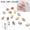 10pcs /lot 2020 Korean nail art alloy diamond decoration hollow nail flashing diamond Rhinestones