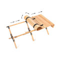 Outdoor Portable Camping Folding Table, Household Retro Folding Table, with Storage Bag, for Driving Travel, Barbecue, Picnic