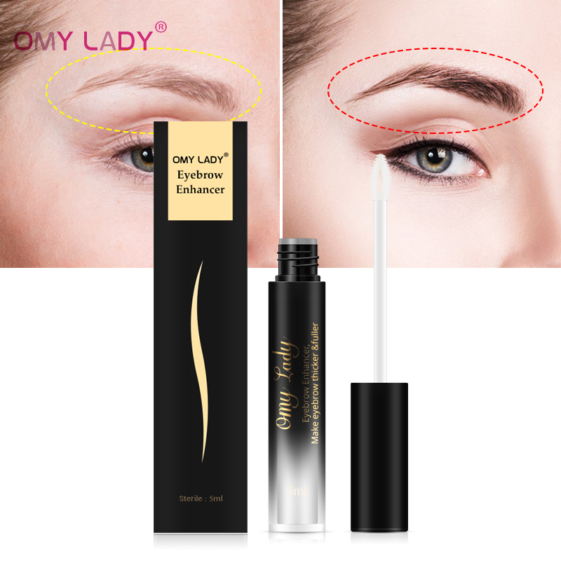 OMY LADY Eyebrow Enhancer Serum Natural Eyelash Growth Eyebrow Growth Liquid Longer Fuller Thicker Lashes Cosmetic Make Up